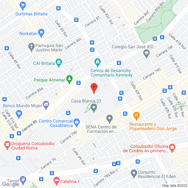 Mapa de Comunicaciones Cellphone