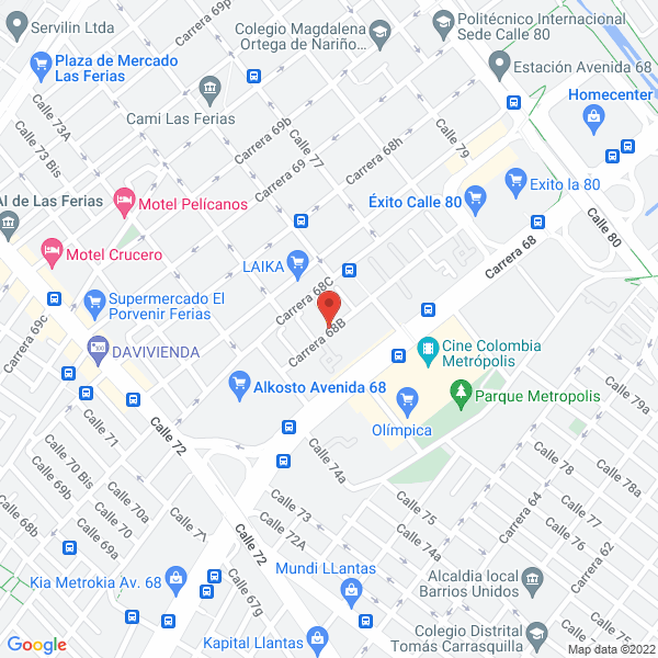 Mapa de Quitian Romero Alvaro Antonio