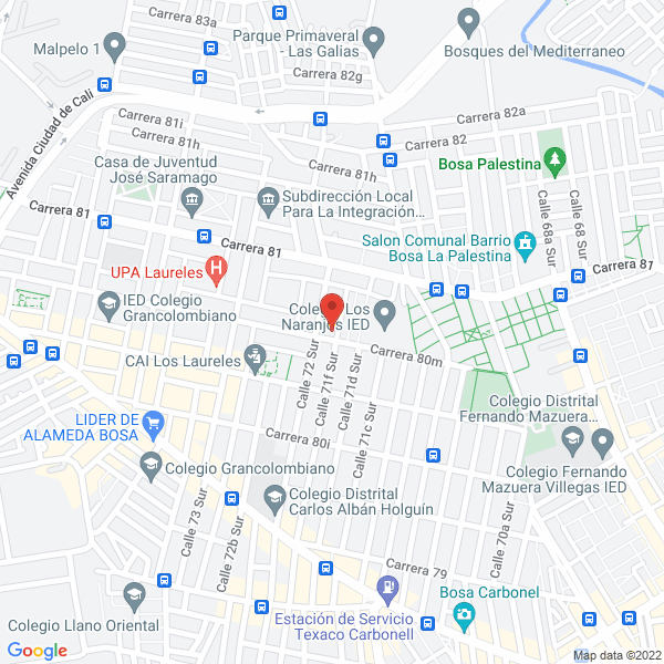Mapa de Chiqui Choco Dulchelado