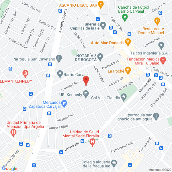 Mapa de Prosucol Sas