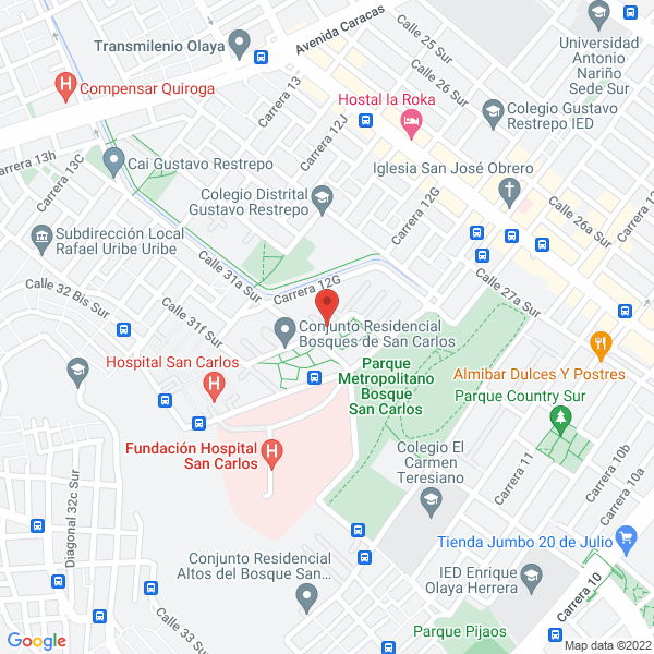 Mapa de Tecno Chimeneas