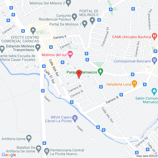 Mapa de Fundación A Tiempo