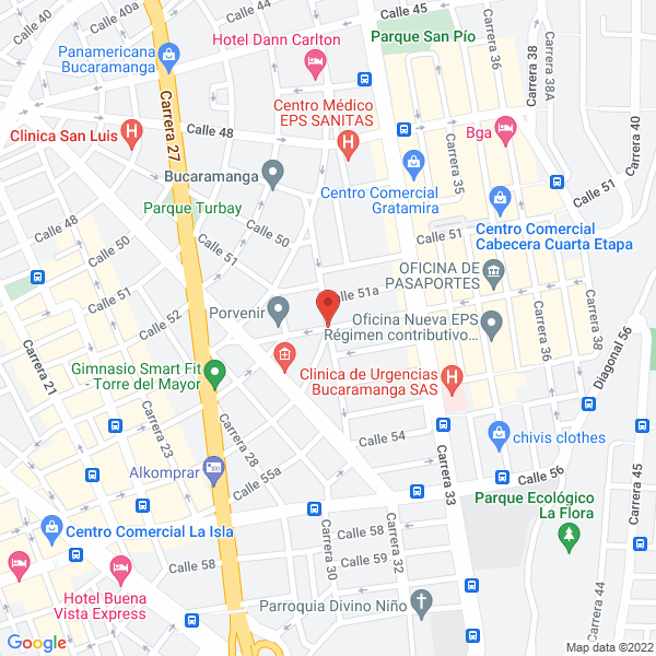Map of Restaurante El Té Rojo