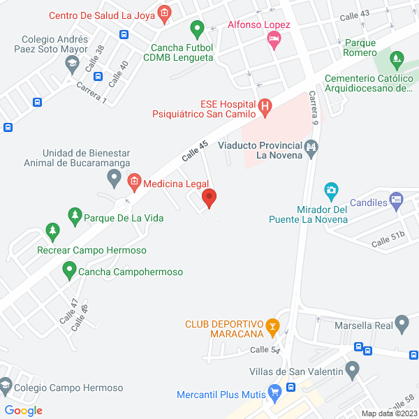 Map of Eventos América