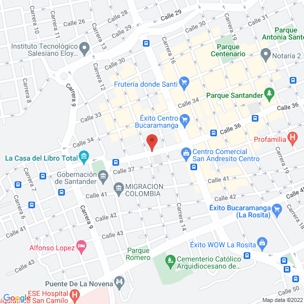 Map of Droguería El Deposito