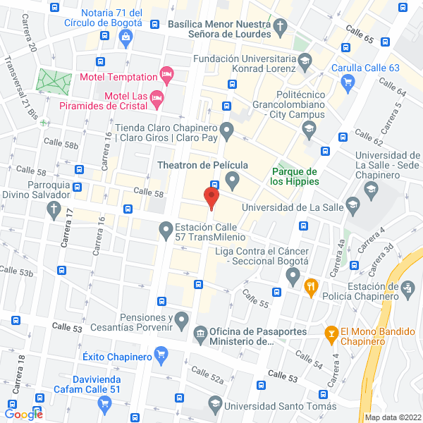 Mapa de Academia De Diseño Carmen Mejía A.