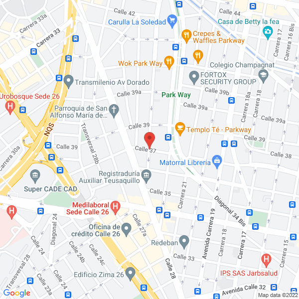 Mapa de S.H.H Service Human Health Sas