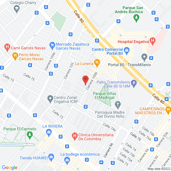 Mapa de Urbina Obando Francisco Antonio