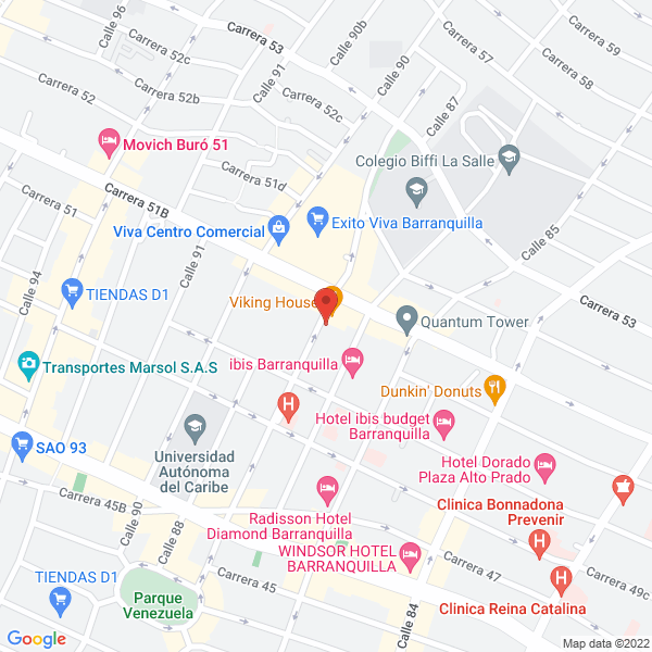 Map of Fundación Para El Desarrollo Tecnológico Científico Y Cultural De Colombia