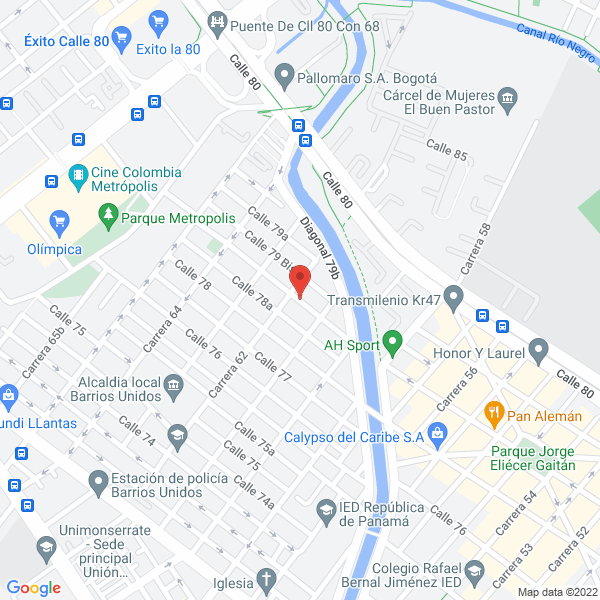 Mapa de Ensayos De Aptitud Y Metrología De Colombia S.A.S.