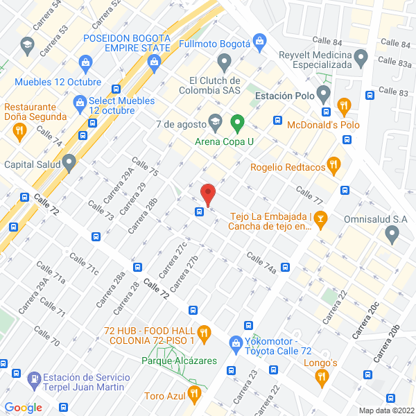 Mapa de SuravigLtda.