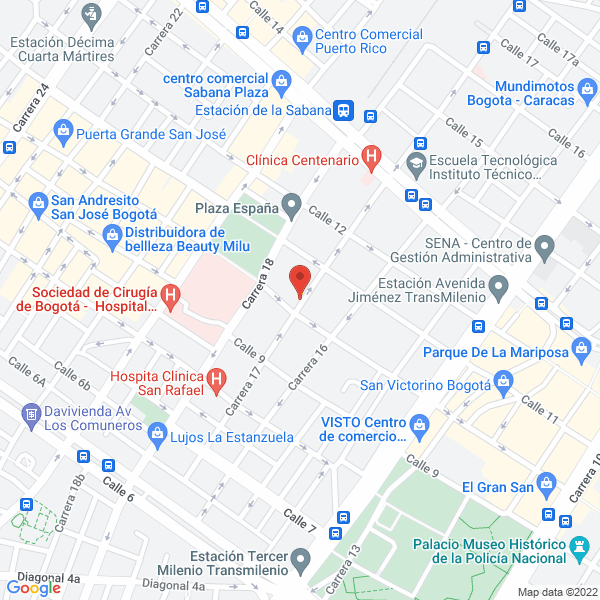 Mapa de Distribuidora La Campana