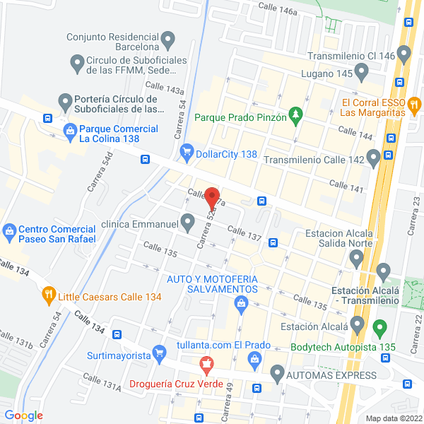 Mapa de Consicon Ltda.