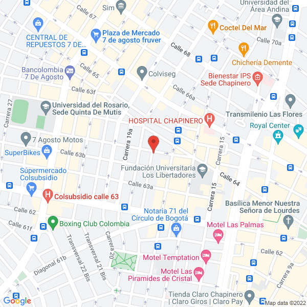 Mapa de Aluminios Y Vidrios Brap