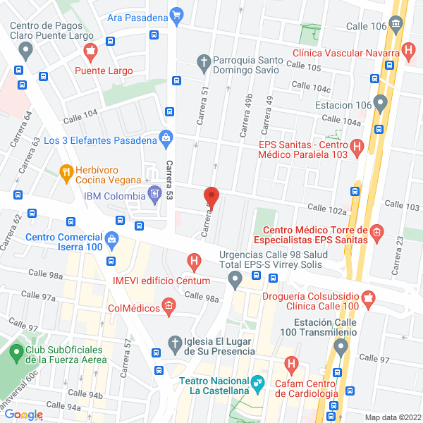 Mapa de Iglesia Centro De Desarrollo Cristiano