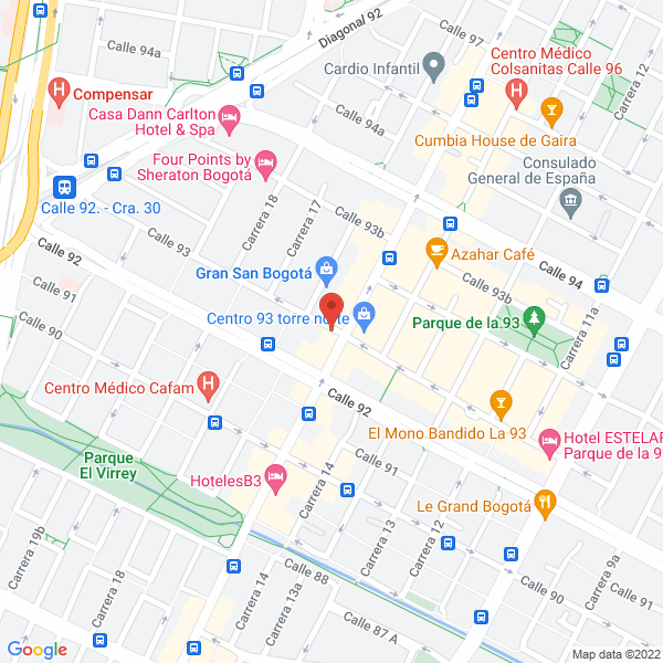 Mapa de Audifinanciera S.A.S.
