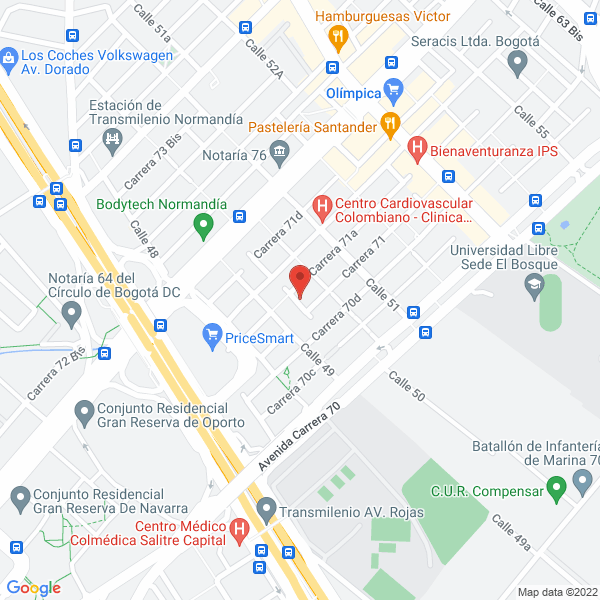 Mapa de Hogar Gerontologico Luz De Dios