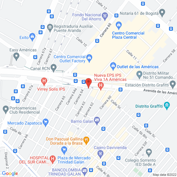 Mapa de Plásticos Royal Abella Ltda.