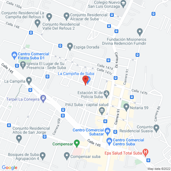 Mapa de Prodichem.Co