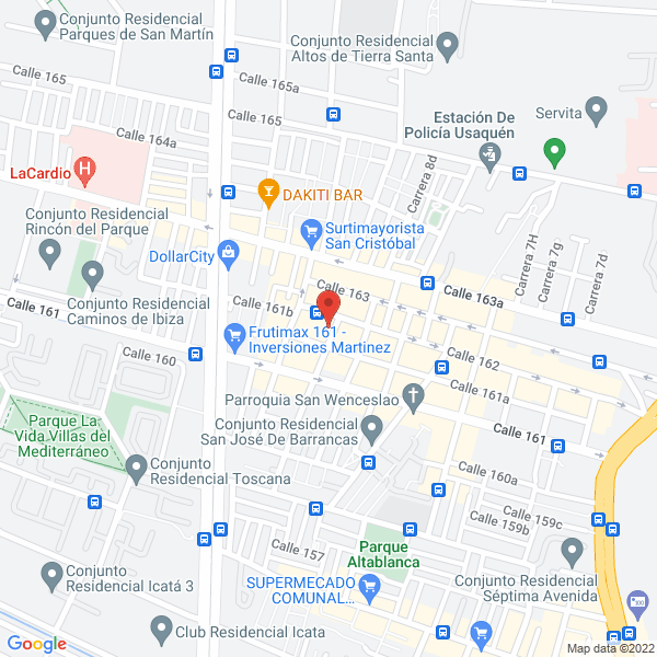 Mapa de Cigarrería Santa Rosita