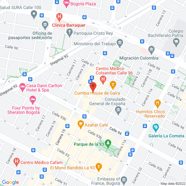 Mapa de Beauty Bar Express