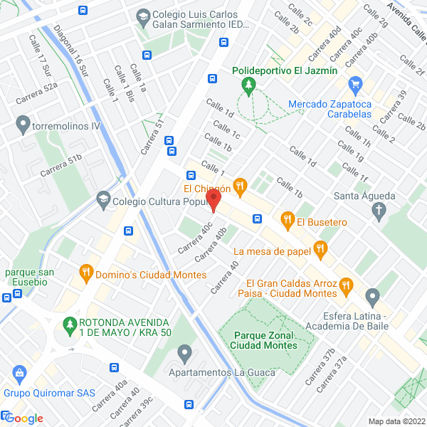 Mapa de Bordados Felipe Programación
