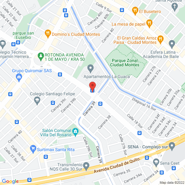 Mapa de Saltimbanco