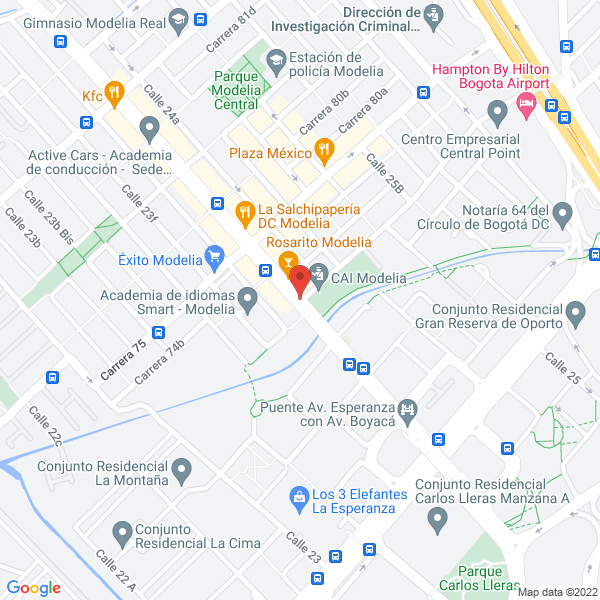 Mapa de Sastreria El Hombre