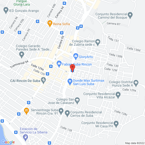 Mapa de Sastrería Unica