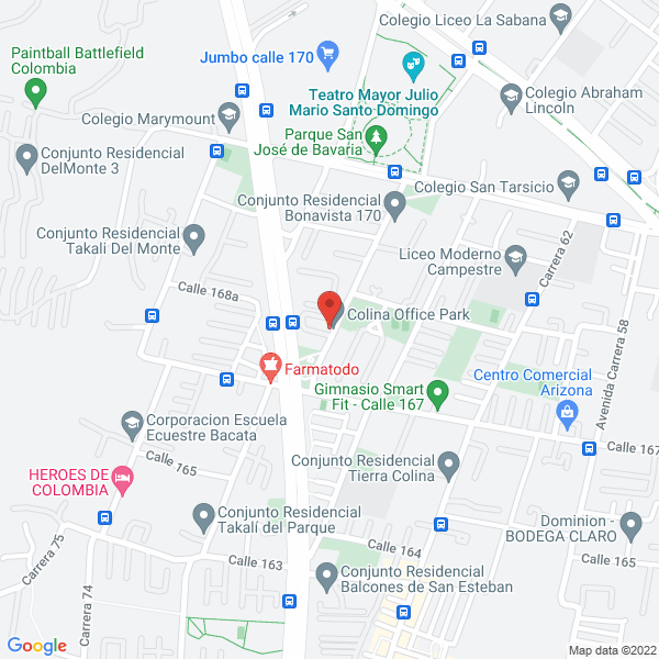 Mapa de Centro Médico Tepeyac