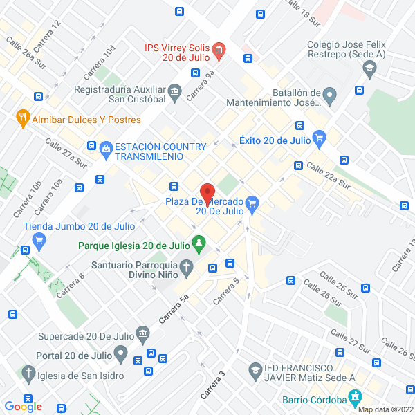 Mapa de Odonto S&T Sas