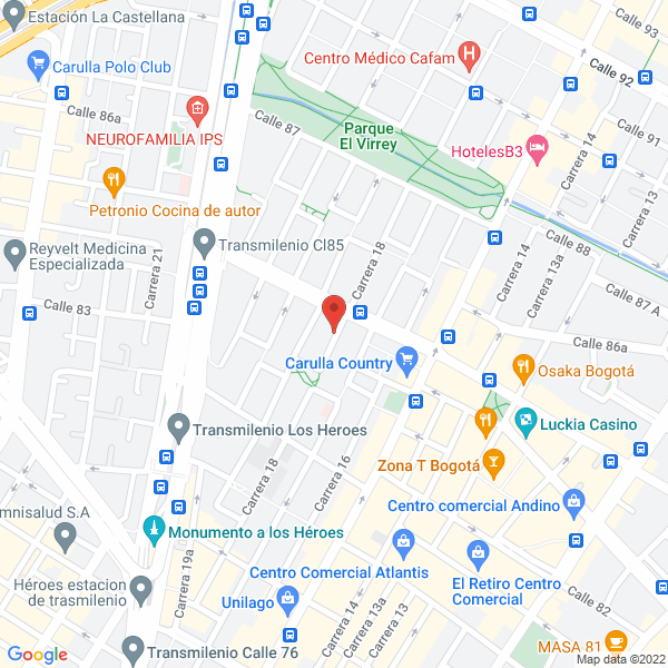 Mapa de RM Ciruplastica S.A.S