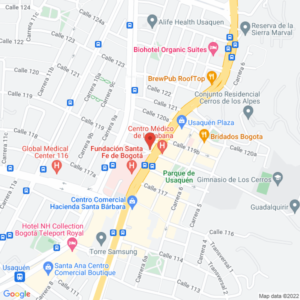 Mapa de Servicios Medicos De Hematologia Y Cardiologia S.A.S