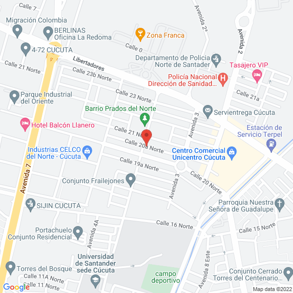 Map of Santo Barón