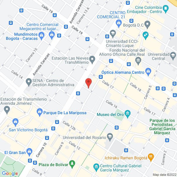 Mapa de Fundación Duc In Altum-Mar Adentro