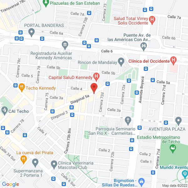 Mapa de Odonto Américas