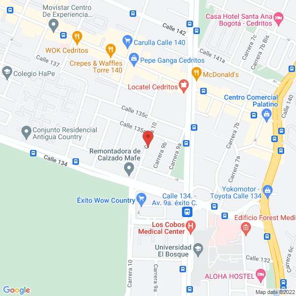 Mapa de Ayb Arrendamientos S.A.S.