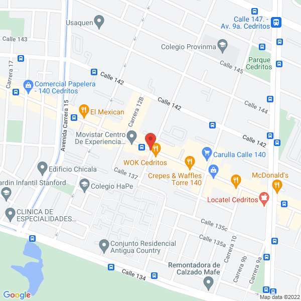 Mapa de Becerra Sarmiento S. En C.