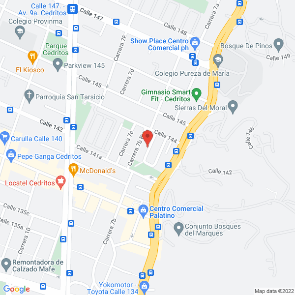 Mapa de Berdi Inversores Y Consultores S.A.S