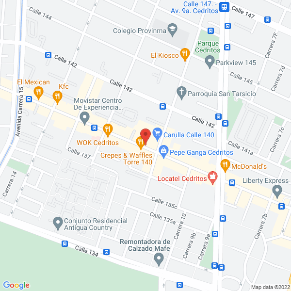 Mapa de Bl Corporacion Bogota Sas