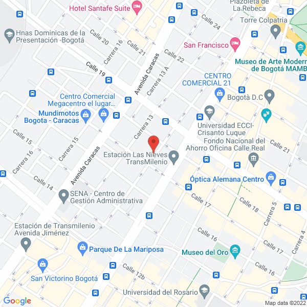 Mapa de Comercial Electrica L & C Ltda