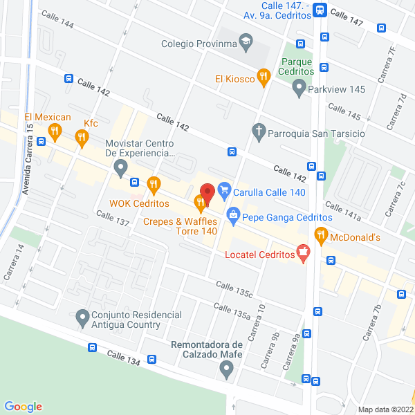 Mapa de Comercializadora Cleaning Plus Sas
