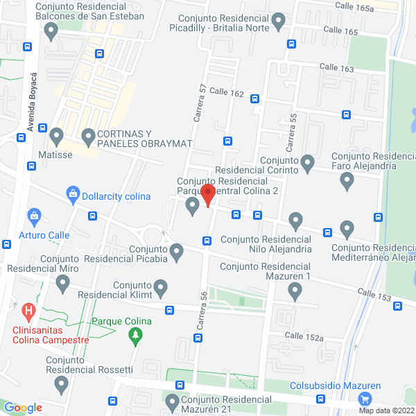 Mapa de Comergal S.A.S.