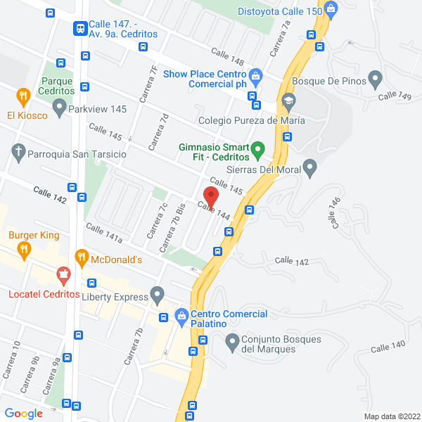 Mapa de Constructora Inmobiliaria Sierra Sas