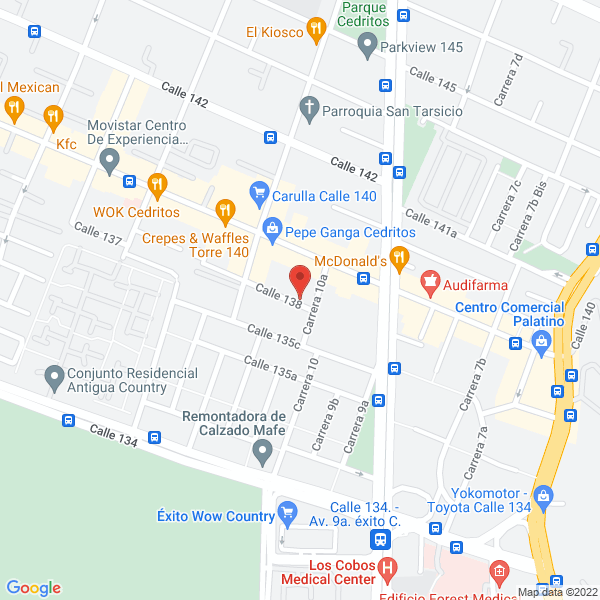 Mapa de Grupo Fitness Estudio S.A.S.