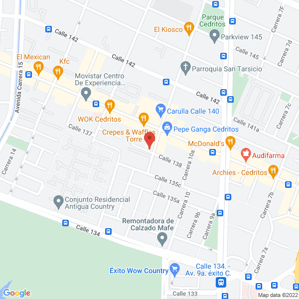 Mapa de Gu Arquitectos Constructores Sas