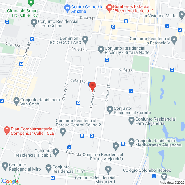 Mapa de Inmecon S.A.S.