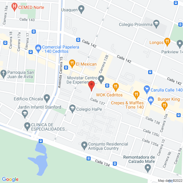 Mapa de Intervana S.A.S.
