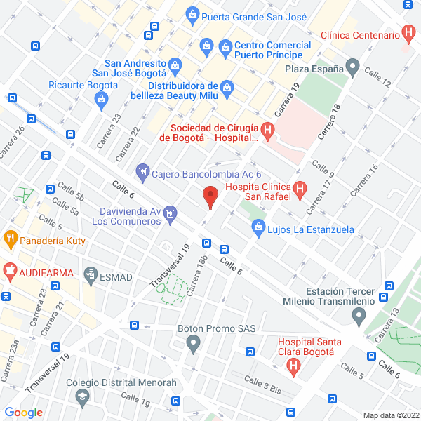 Mapa de Inversiones Cuy Abril E Hijos S En C