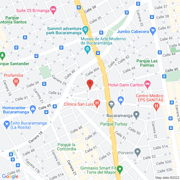 Map of Radio Bucarica Ltda.